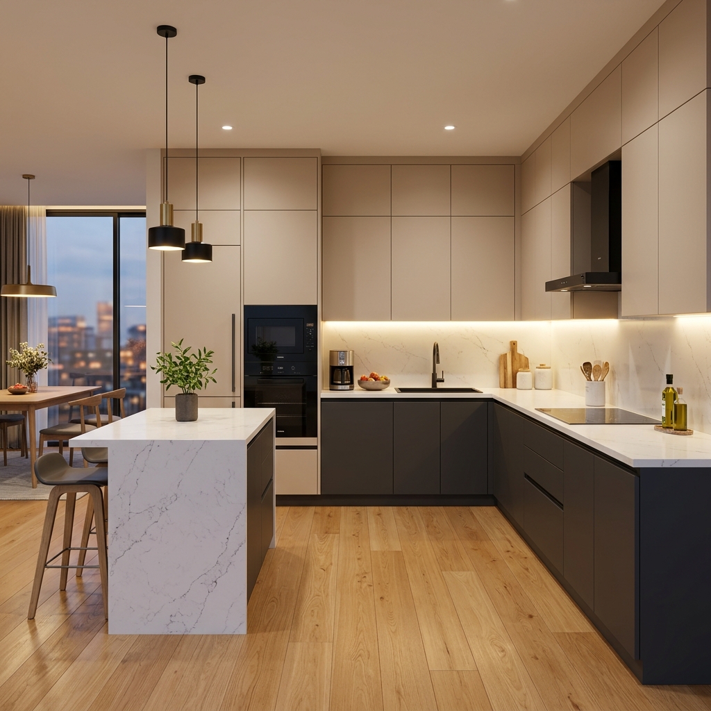 L-Shaped Kitchens