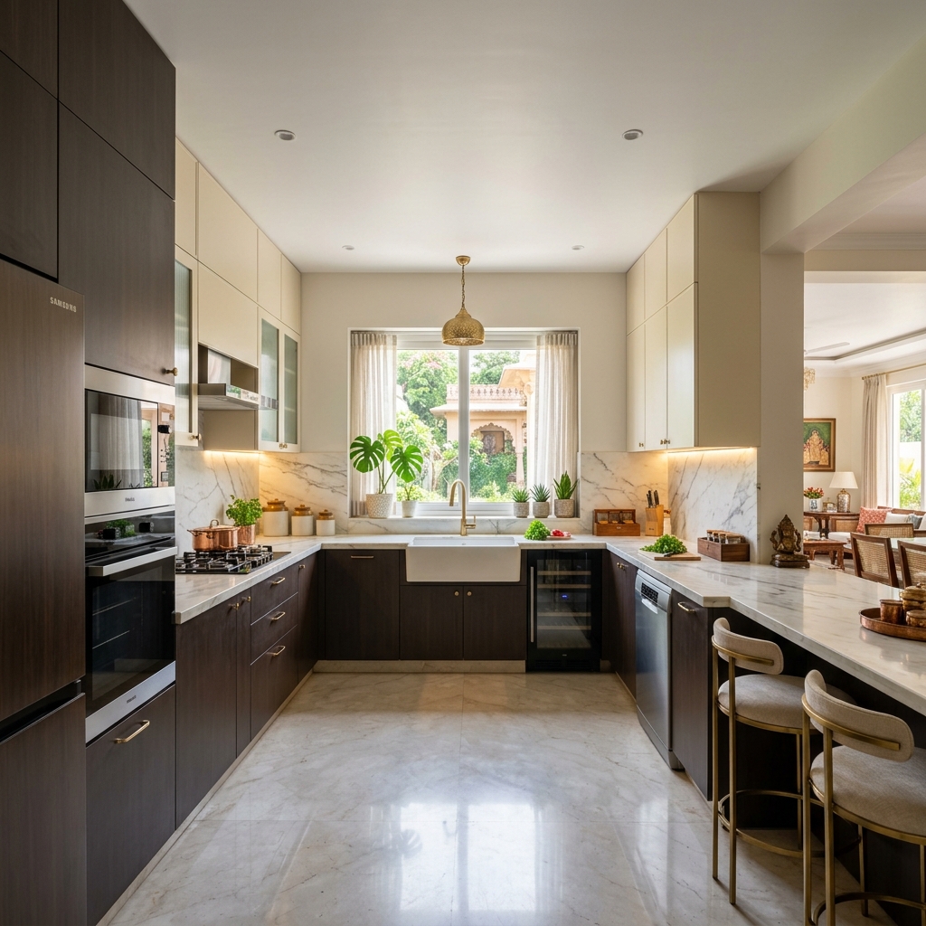 U-Shaped Kitchens
